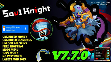 Soul Knight Mod Menu 2025 🔥 | Unlock All Characters & Skins | Unlimited Money & Gems | Offline Game