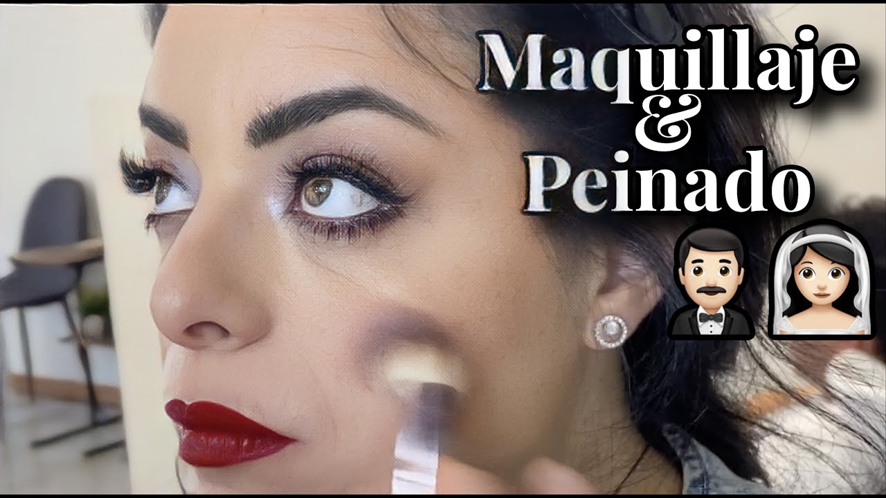 Mi prueba de maquillaje y peinado, el novio esta más preocupado que la novia