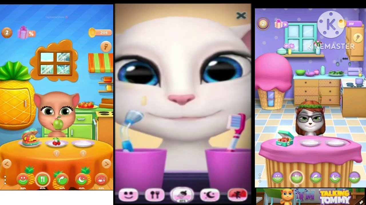 My talking cat lnna my talking angela talking cat lily 2