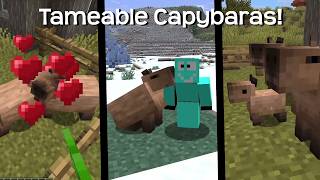 A Minecraft Mod That Adds Capybaras!
