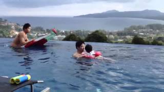 20120512 Curtis swims 1