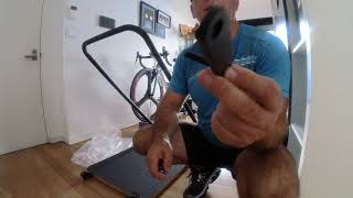Unboxing and erecting an Ski erg from Healthstream.