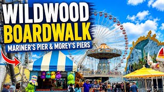 Wildwood Boardwalk Walking Tour | Mariner’s Pier & Morey’s Piers Wildwood NJ