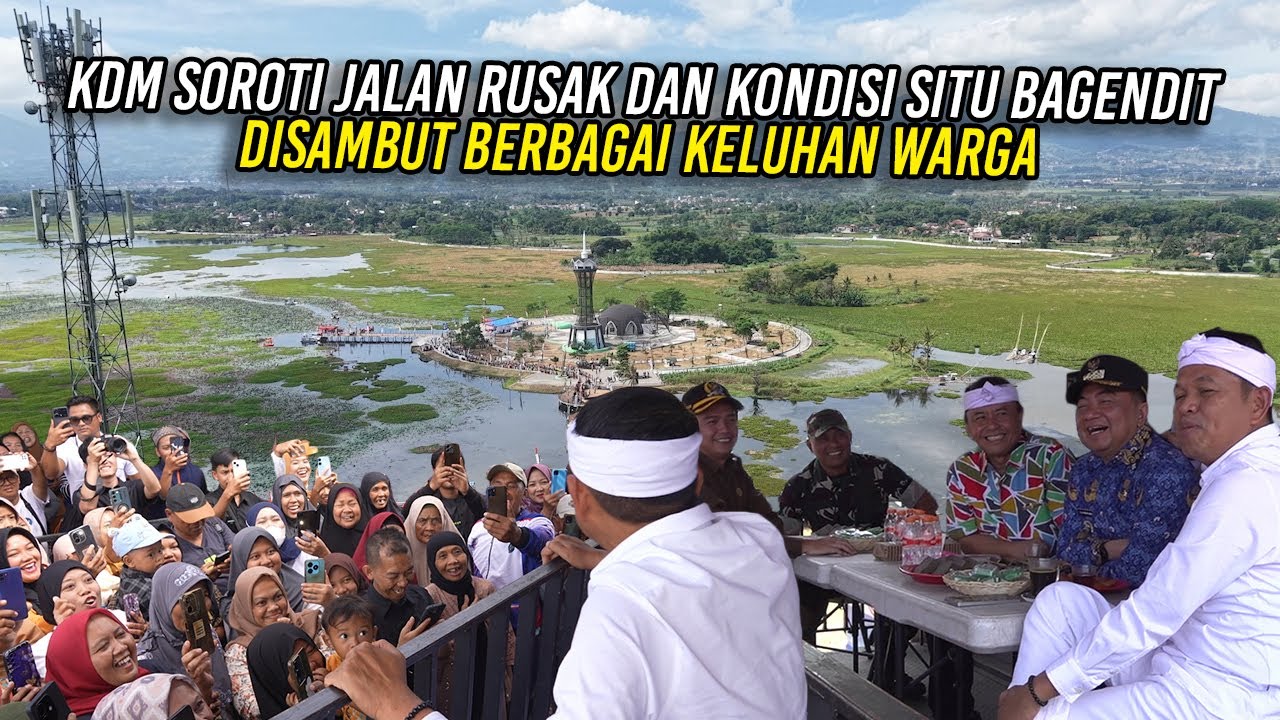 KDM SOROTI JALAN RUSAK DAN KONDISI SITU BAGENDIT, GARUT | DISAMBUT BERBAGAI KELUHAN WARGA