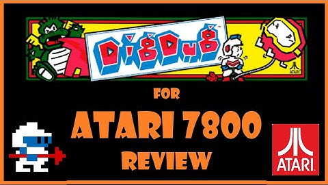 Dig Dug for Atari 7800 Review