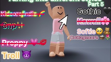 💖Turning Into Different Styles💖 (part-5)~Roblox Trend 2021 ||LavenderBlossom