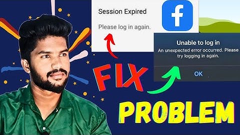 Facebook Session Expired Problem Tamil | Facebook Unable to Login Error | Facebook Not Working