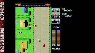 PlayStation - Konami Arcade Classics - Road Fighter (1999) screenshot 4