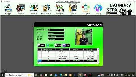 Sistem Informasi Laundry, Visual Basic 2010