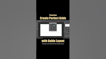 How to Create Exact & Even Grid in Photoshop w/ Overlay [ Guide Layout Tutorial ]