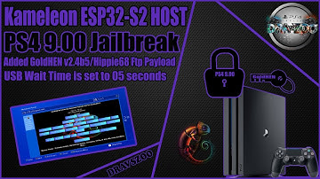 Kameleon Manual Lite (Hybrid) For PS4 9.00Fw on ESP32-S2 | GoldHEN v2.4b5 | ESP Web Flasher