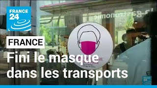 France : fin du masque dans les transports à partir du lundi 16 mai • FRANCE 24