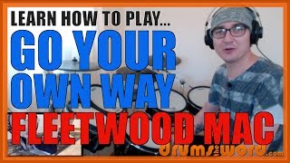 ★ Go Your Own Way (Fleetwood Mac) ★ Drum Lesson PREVIEW | How To Play Song (Mick Fleetwood)