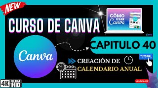 Curso De Canva- Capítulo 40,  Creación de Calendario Anual 🥇🥇 screenshot 5