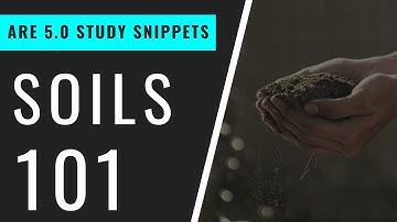 SOILS 101 | Pass the ARE 5.0
