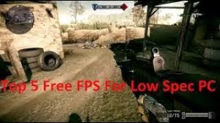 Top 5 Best Shooting Games For Low End Pc