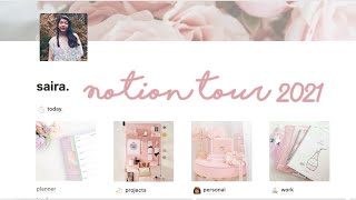 notion tour free template how I organize my life