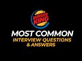 Burger King Interview Questions and Answers | How to Pass the Interview