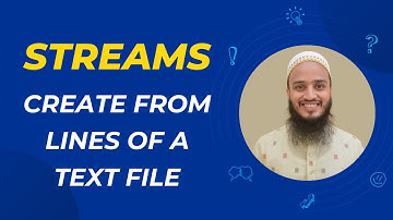 How to Create a Stream from the Lines of a Text File in Java | Streams