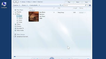 Windows 8.0 Professional - Find Album Information in the Windows Media Player Library