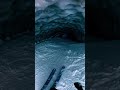 POV Skiing Through a Glacier Cave in Zermatt Switzerland