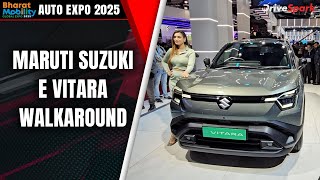 Auto Expo 2025: Maruti Suzuki e Vitara Walkaround | 500+km Range | All-Wheel-Drive | Promeet Ghosh