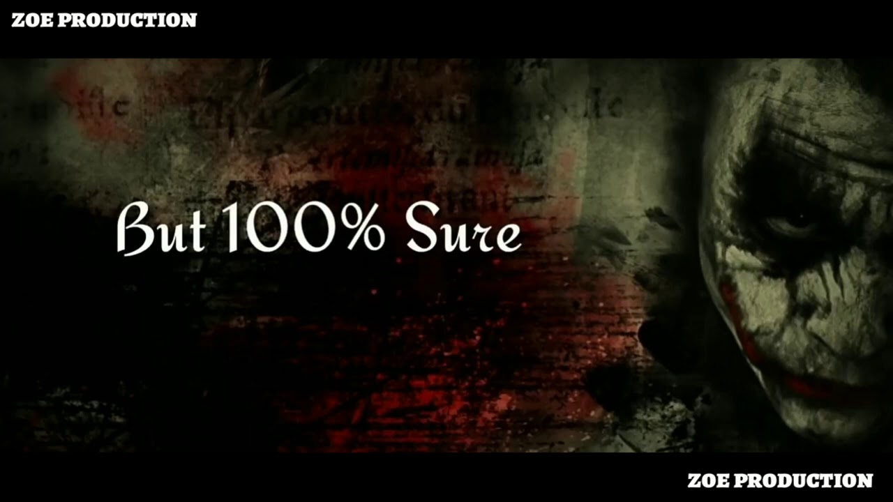 Bad Boy Joker Status  Joker Attitude WhatsApp Status   Zoe production   YouTube