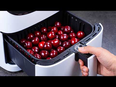 I Put Cherries in the Air Fryer… and I Wasn’t Ready for THIS! 🍒🤯
