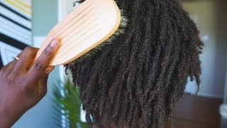 Tutorial: How To Brush Your Locs || Loc Journey screenshot 3