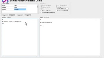 Sempare Boot Velocity Template Engine Demo - Variable Substitution