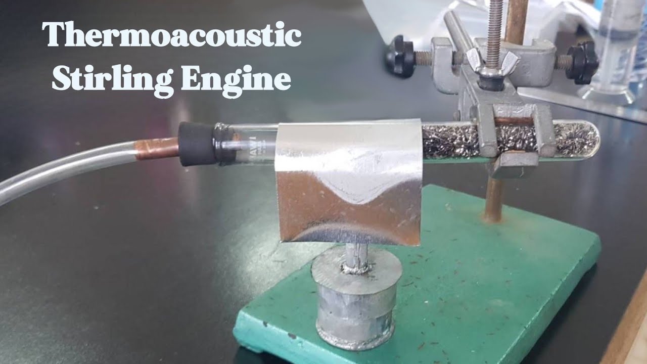 Thermoacoustic Stirling Engine dengan Piston Air - YouTube