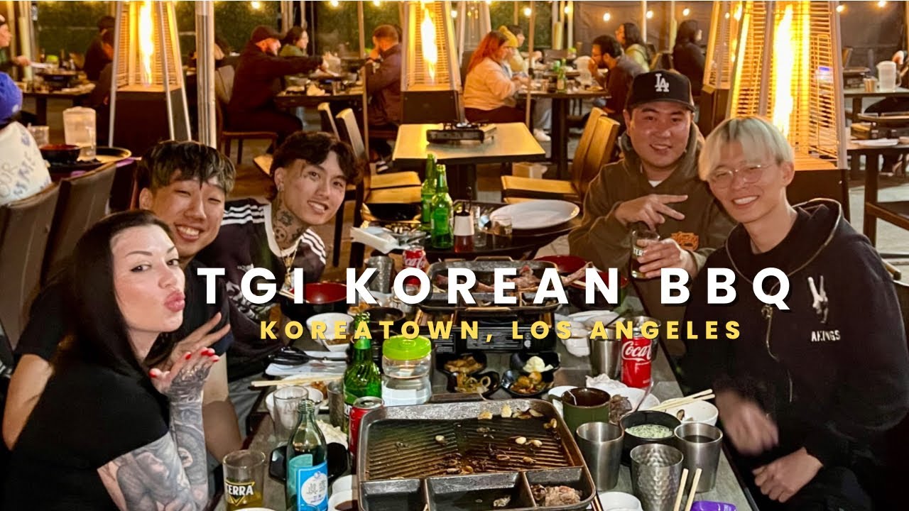 All You Can Eat Korean BBQ in Koreatown LA w/ Tedparkboi and Viet Trap
