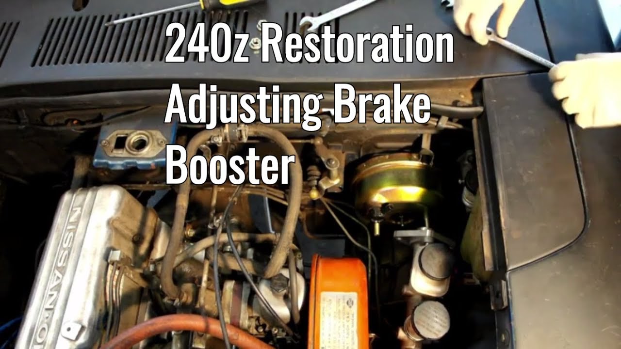 Datsun 240z How to adjust the brake booster YouTube