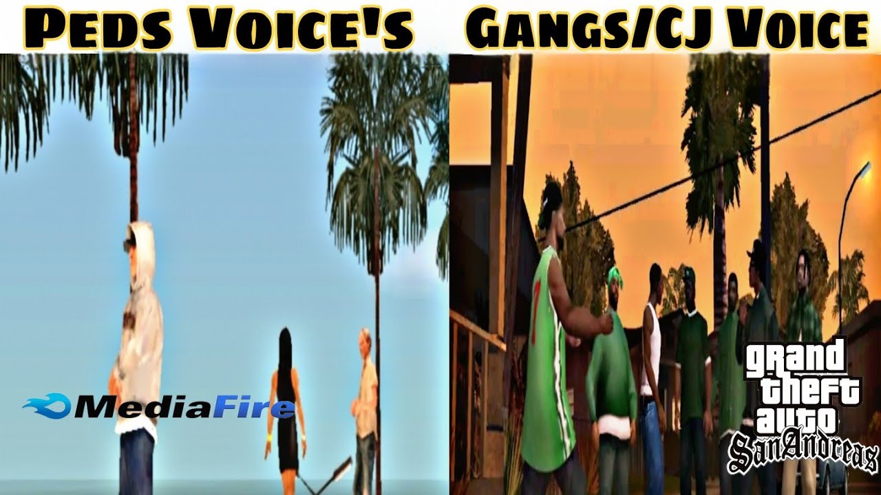 How To Fix The Voice of Peds And CJ In Gta San Andreas Android - YouTube