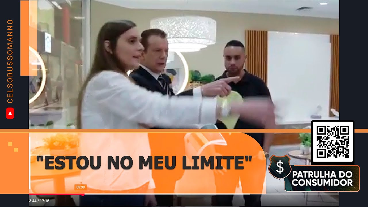 "Estou no meu limite"