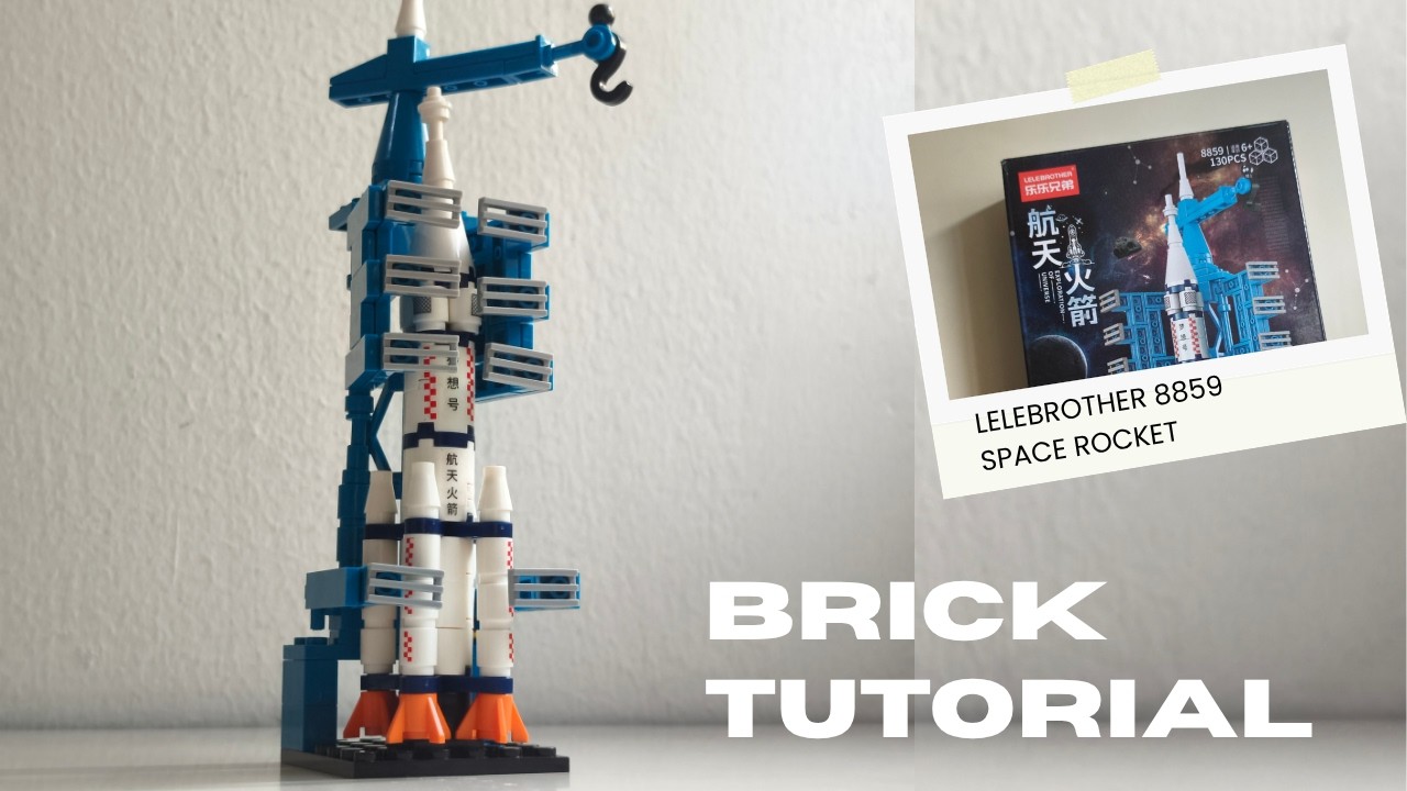 How to Build LELEBROTHER Space Rocket (Code: 8859) Step-by-Step