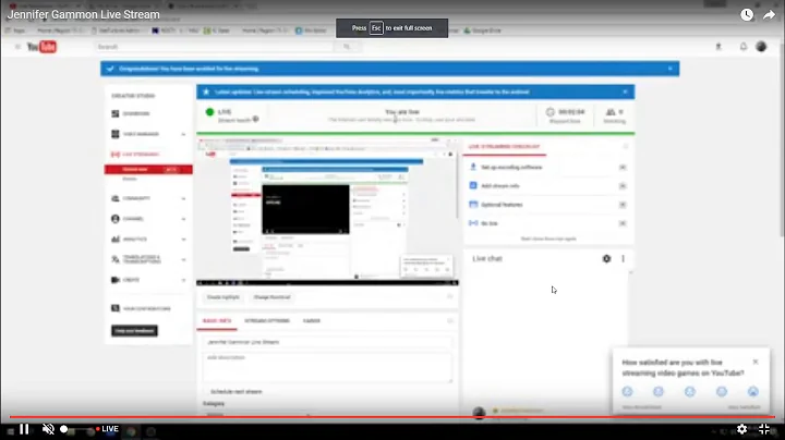 Jennifer Gammon Live Stream