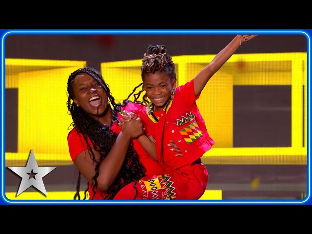 Abigail u0026 Afronitaaa Run the World with BEYONCÉ and FUSE ODG routine | Semi-Finals | BGT 2024 class=