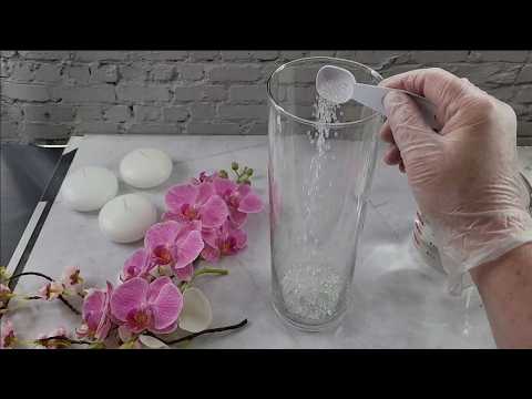 #2358 Stunning Vases With Floating Candles, Pearls and Water Beads
