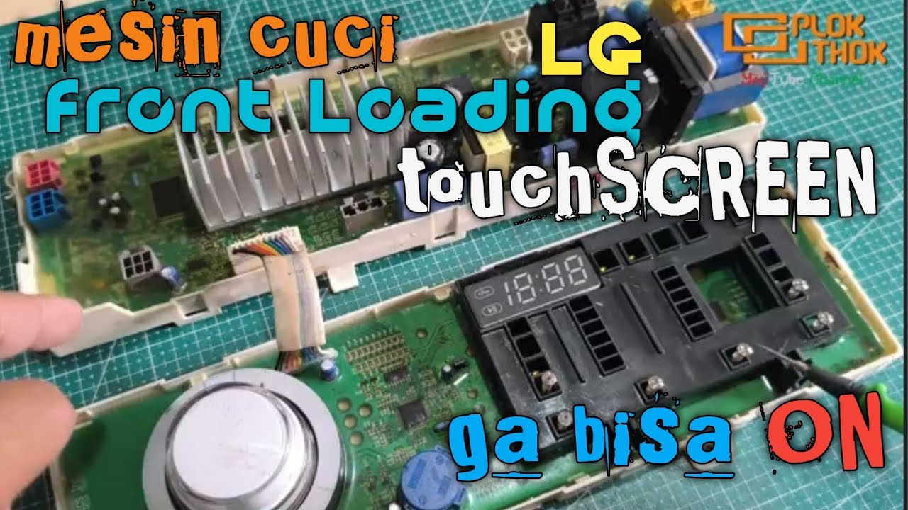 Сенсорный экран стиральной машины LG с фронтальной загрузкой не включается. @mroplok-othok2888