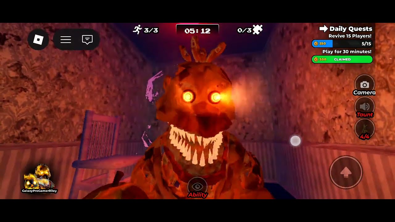 JACK-O-CHICK GAMEPLAY - ROBLOX ANIMATRONIC NIGHTS