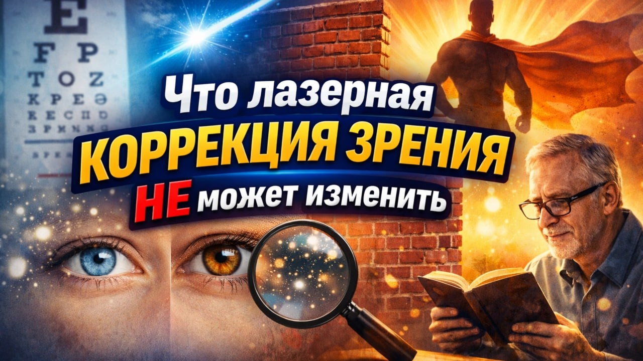 Что лазерная коррекция зрения НЕ может изменить