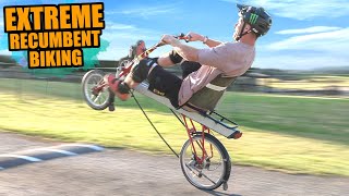 THE EXTREME RECUMBENT MTB  LAID BACK FREERIDE!