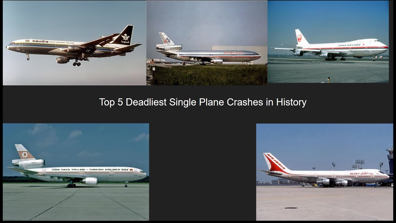 Top 5 Deadliest Single Plane Crashes in History - YouTube