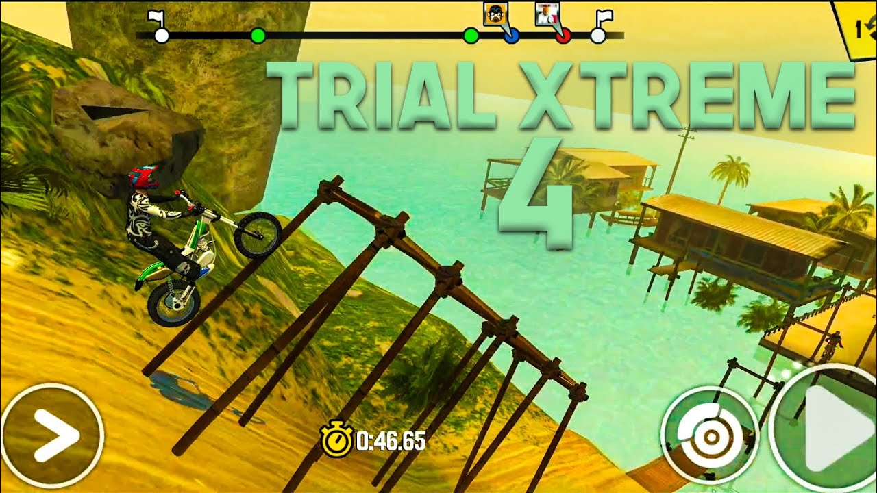 TRIAL XTREME 4 - STUNT RACING - Shqan Plays