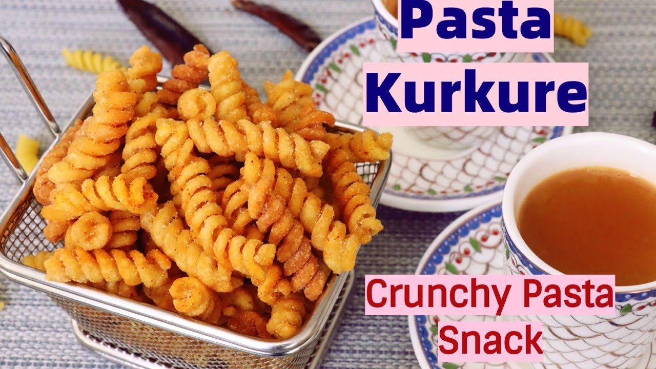 Pasta Kurkure Kurkure Pasta Crispy Pasta Snack Spicy Fried Pasta