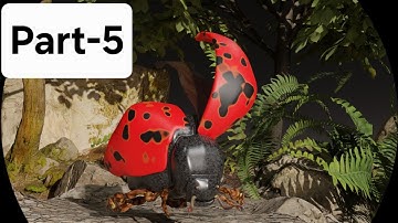 Ladybug Part-5 #blender #blendertutoriais #ladybug #3d #3dmodelingsoftware #3dinsect #b3d #3dmodel