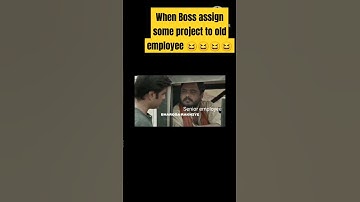 When Boss assign project#youtubeshorts #shortsvideo #comedy #corporate #memes #boss #funny #gk #