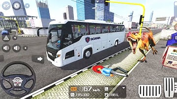 Scania Touring K360 Bus Driving Simulator - Bus Simulator Indonesia Mod - Android Gameplay