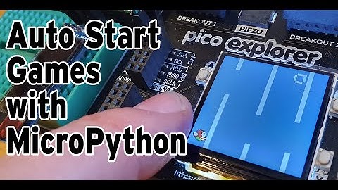 Making your games run without the computer on PiPico MicroPython